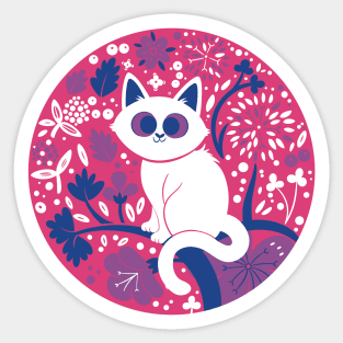 Bisexual Pride Cat Sticker